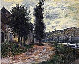 Claude Monet Tow Path at Lavacourt painting